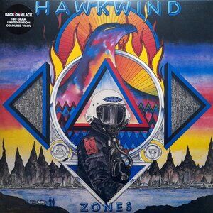 hawkwind & ginger baker zones new uk remastered 180 gram blue 2 lp set - space